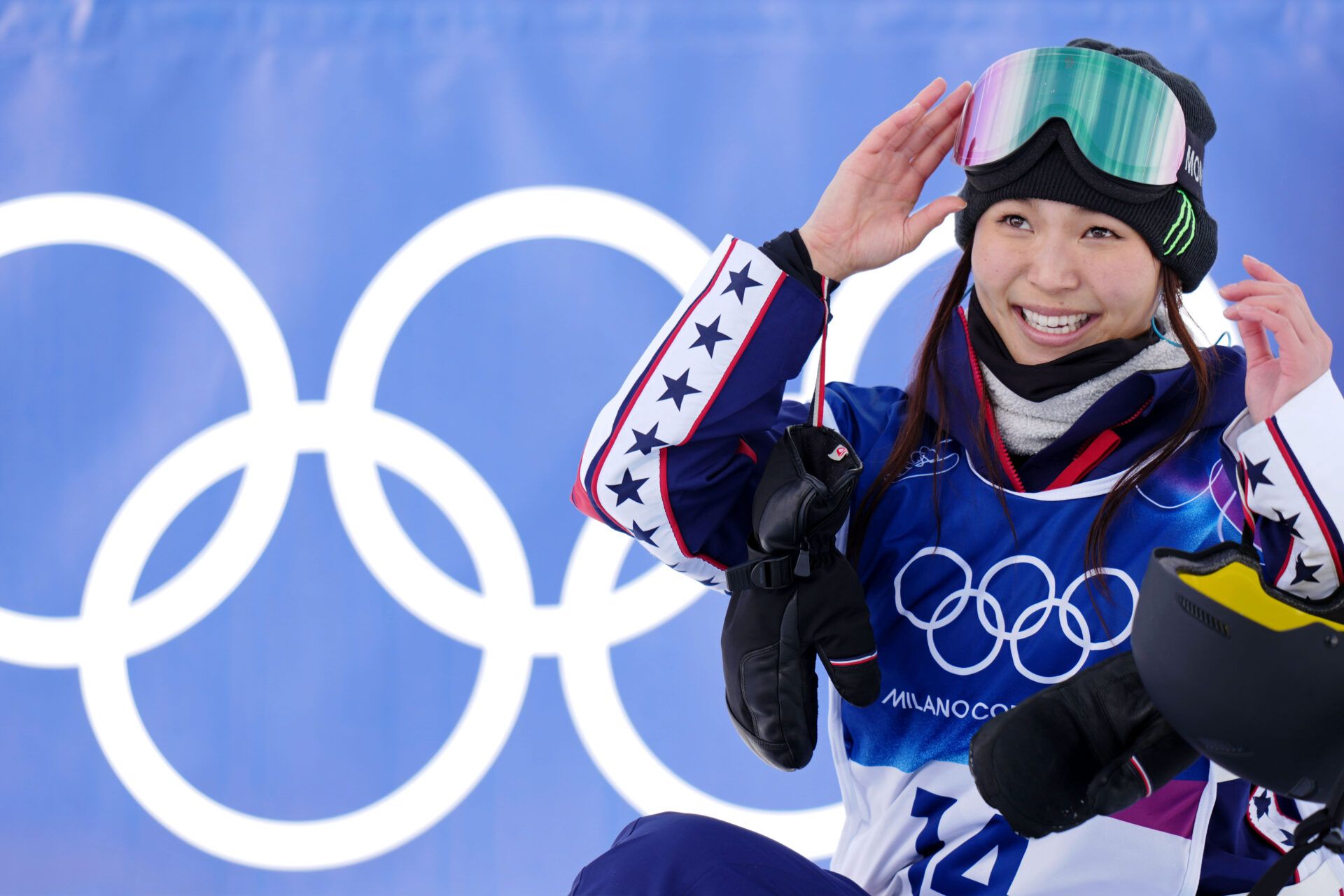 Chloe Kim ruled out any possibility of rust as she cruised to first place in the women's halfpipe qualification event at the 2026 Winter Olympics. Credit: Joe Camporeale-Imagn Images