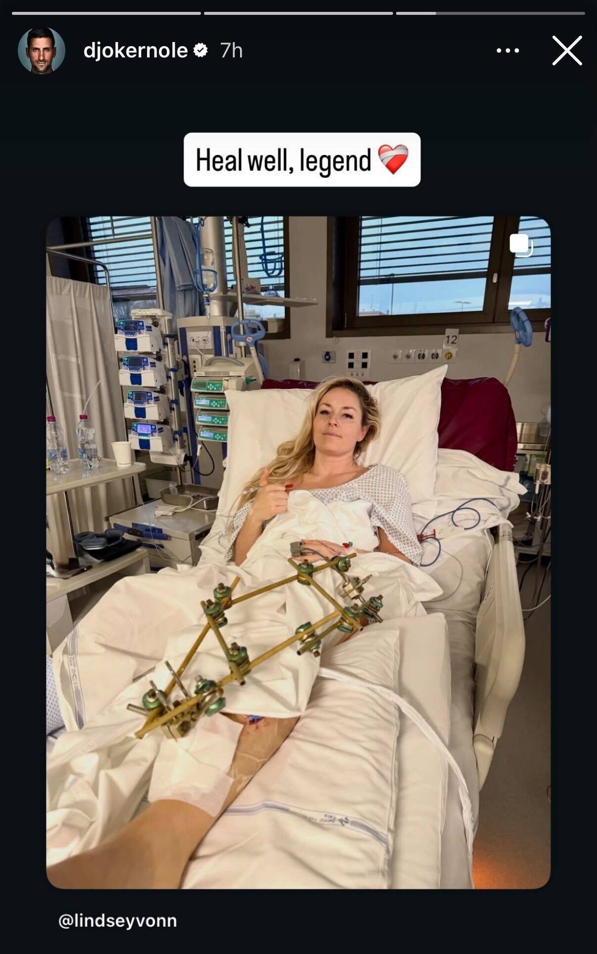 Novak Djokovic on Instagram