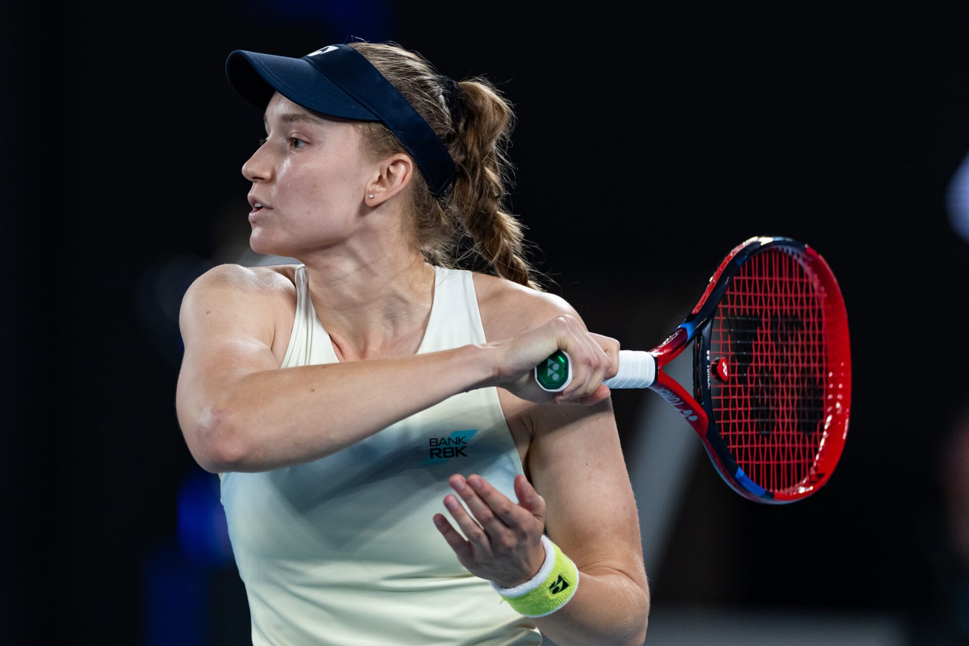 Elena Rybakina is taking plenty of positives from her Qatar Open campaign despite being eliminated in the quarterfinals by Victoria Mboko. Credit: Mike Frey-Imagn Images