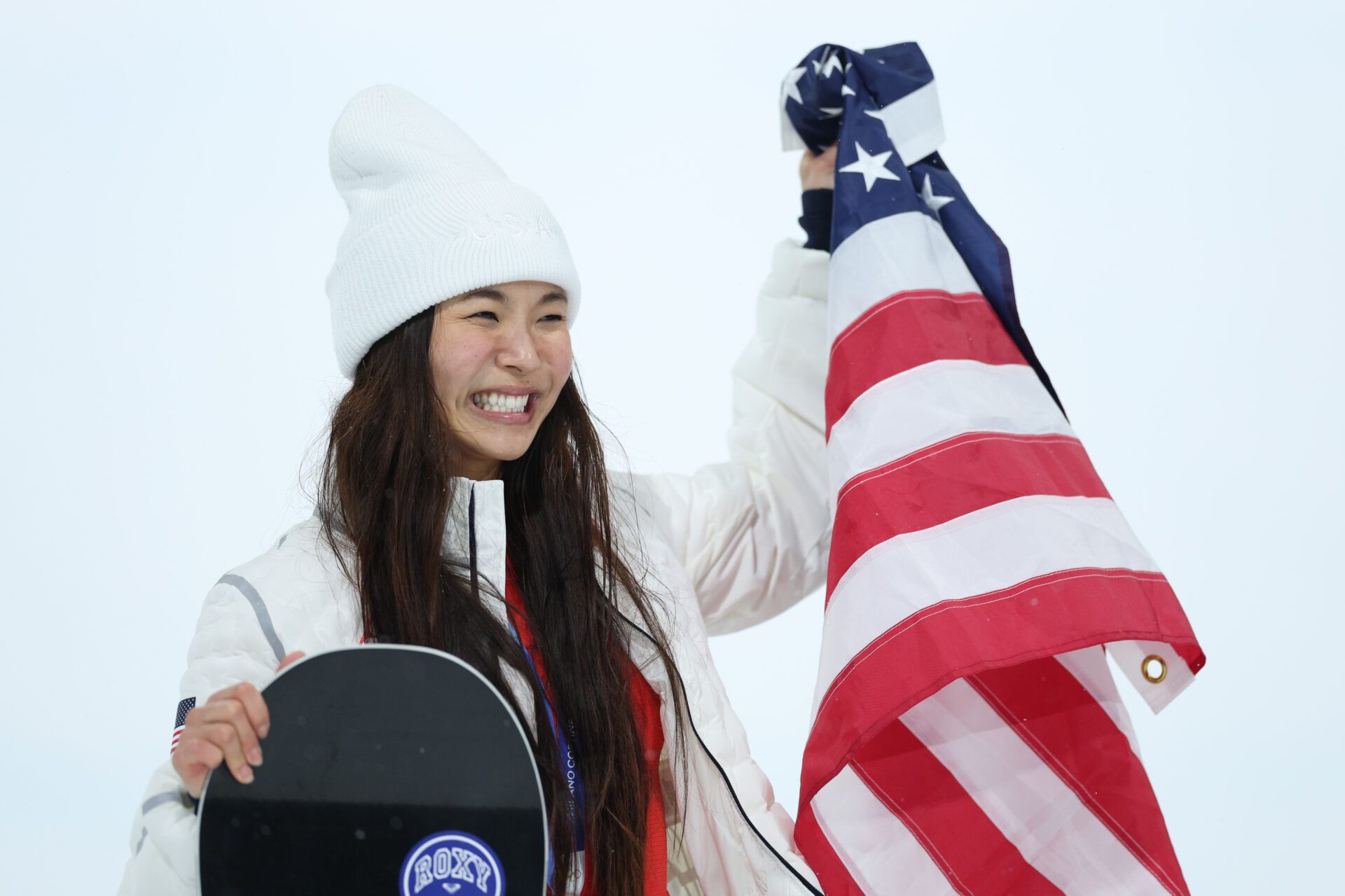Chloe Kim is proud and content with her achievements despite missing a third-straight Olympic gold medal at the 2026 Games. Credit: Nathan Ray Seebeck-Imagn Images