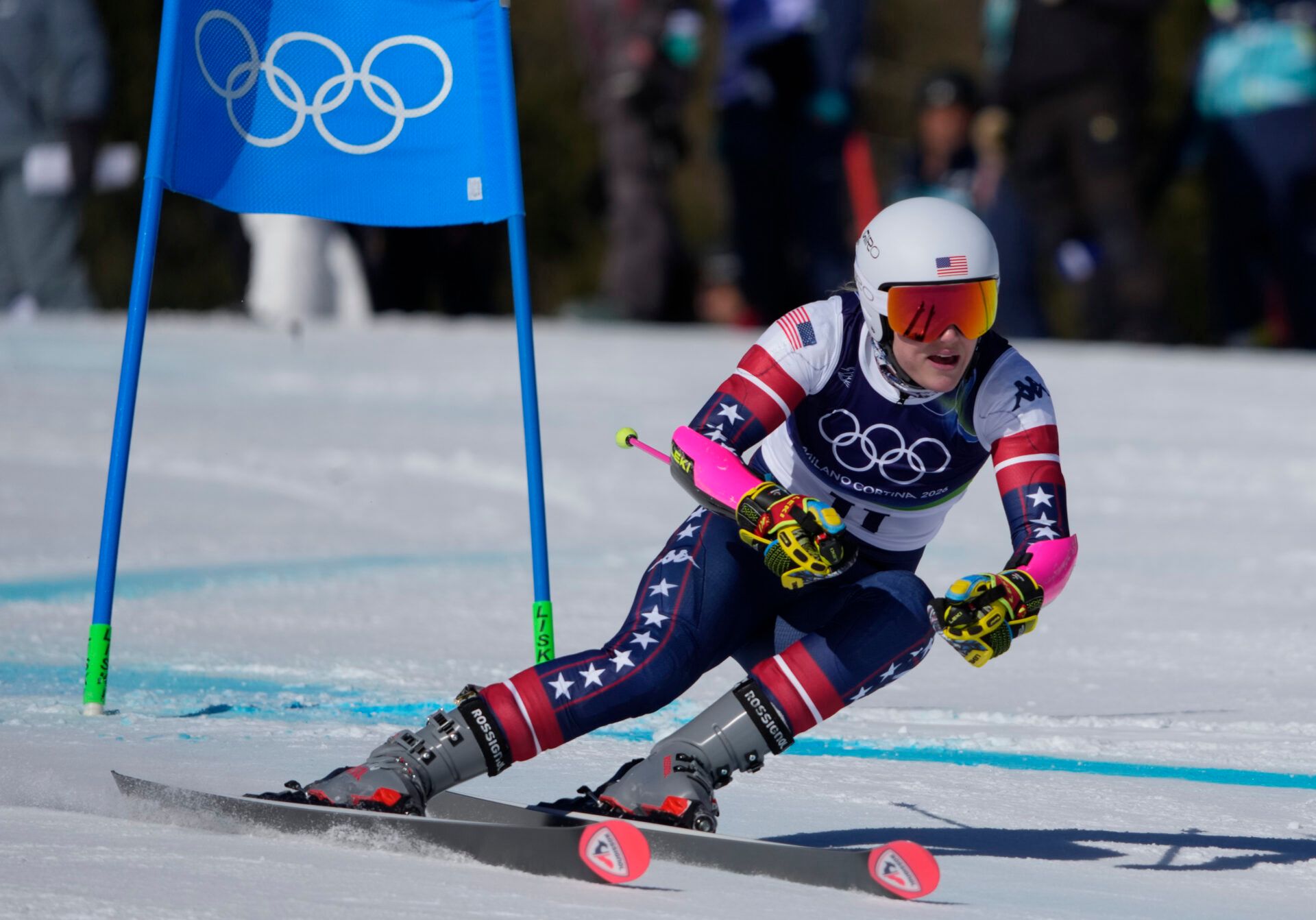 A look into the career of Nina O’Brien following her Olympic comeback after suffering a broken leg during the 2022 Games. Credit: Michael Madrid-Imagn Images