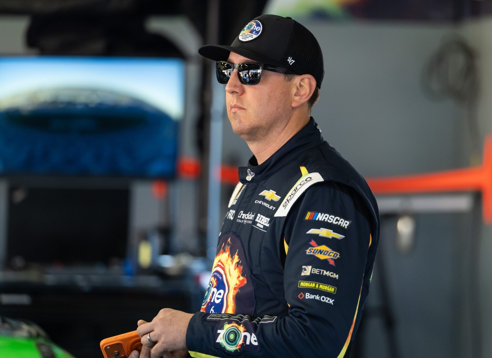 NASCAR Cup Series driver Kyle Busch (8) during practice for the Daytona 500 at Daytona International Speedway.