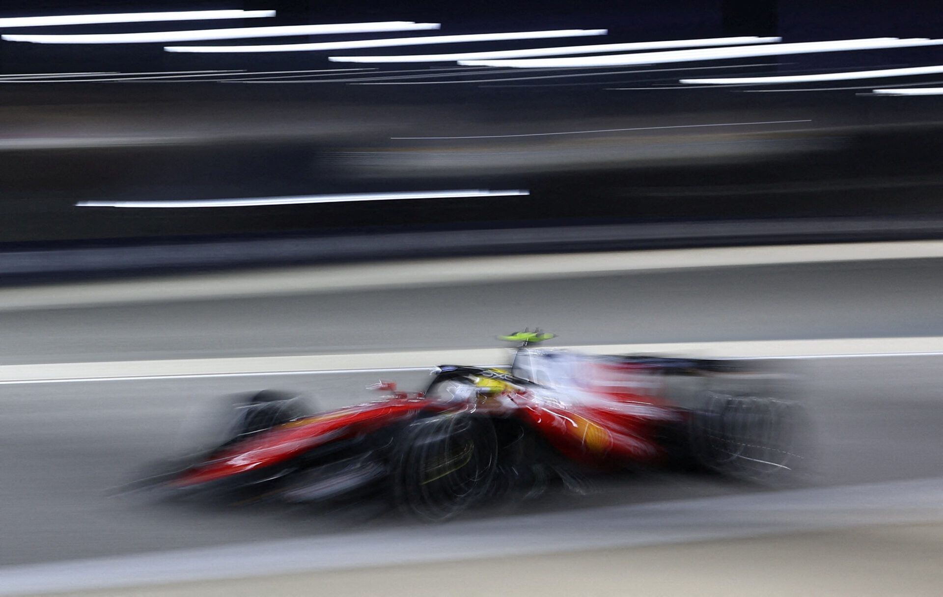 Formula One F1 - Pre Season Testing - Bahrain International Circuit, Sakhir, Bahrain - February 13, 2026 Ferrari's Lewis Hamilton during pre season testing REUTERS/Jakub Porzycki     TPX IMAGES OF THE DAY