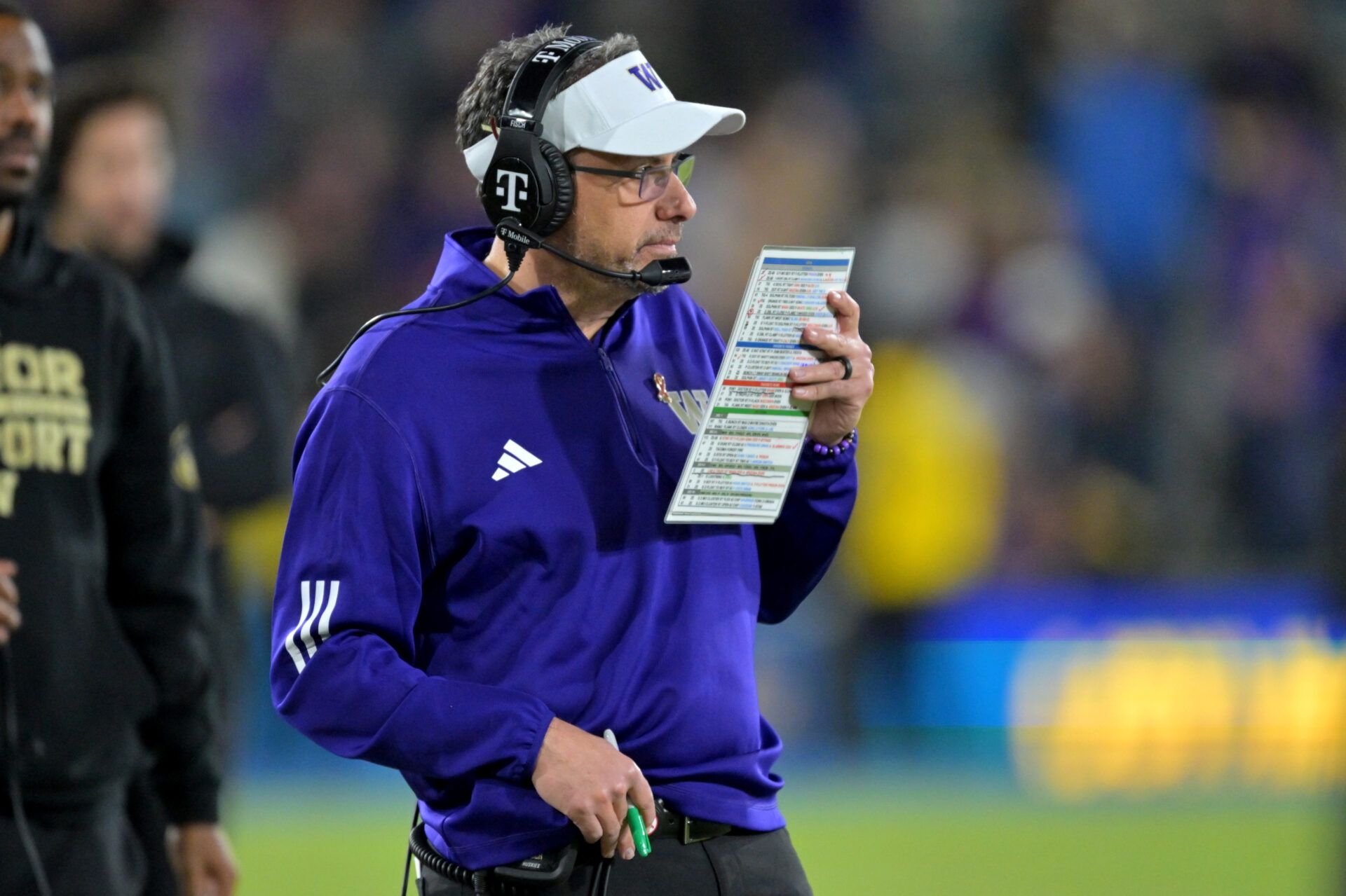 Washington Huskies head coach Jedd Fisch during the game against the UCLA Bruins at the Rose Bowl.