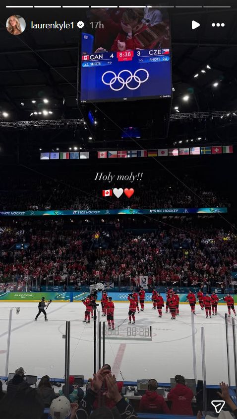 Connor McDavid’s wife Lauren Kyle’s Instagram story