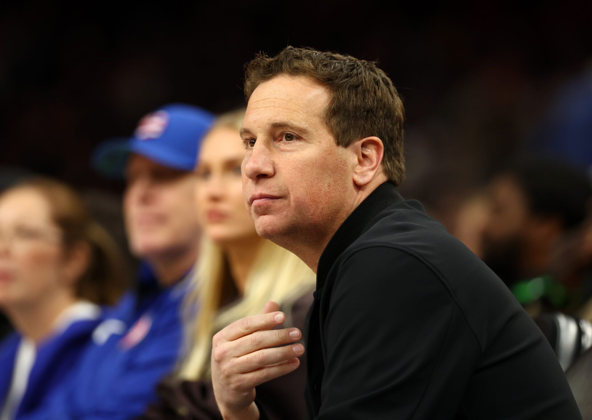 Phoenix Suns owner Mat Ishbia against the Detroit Pistons in the second half at Mortgage Matchup Center.