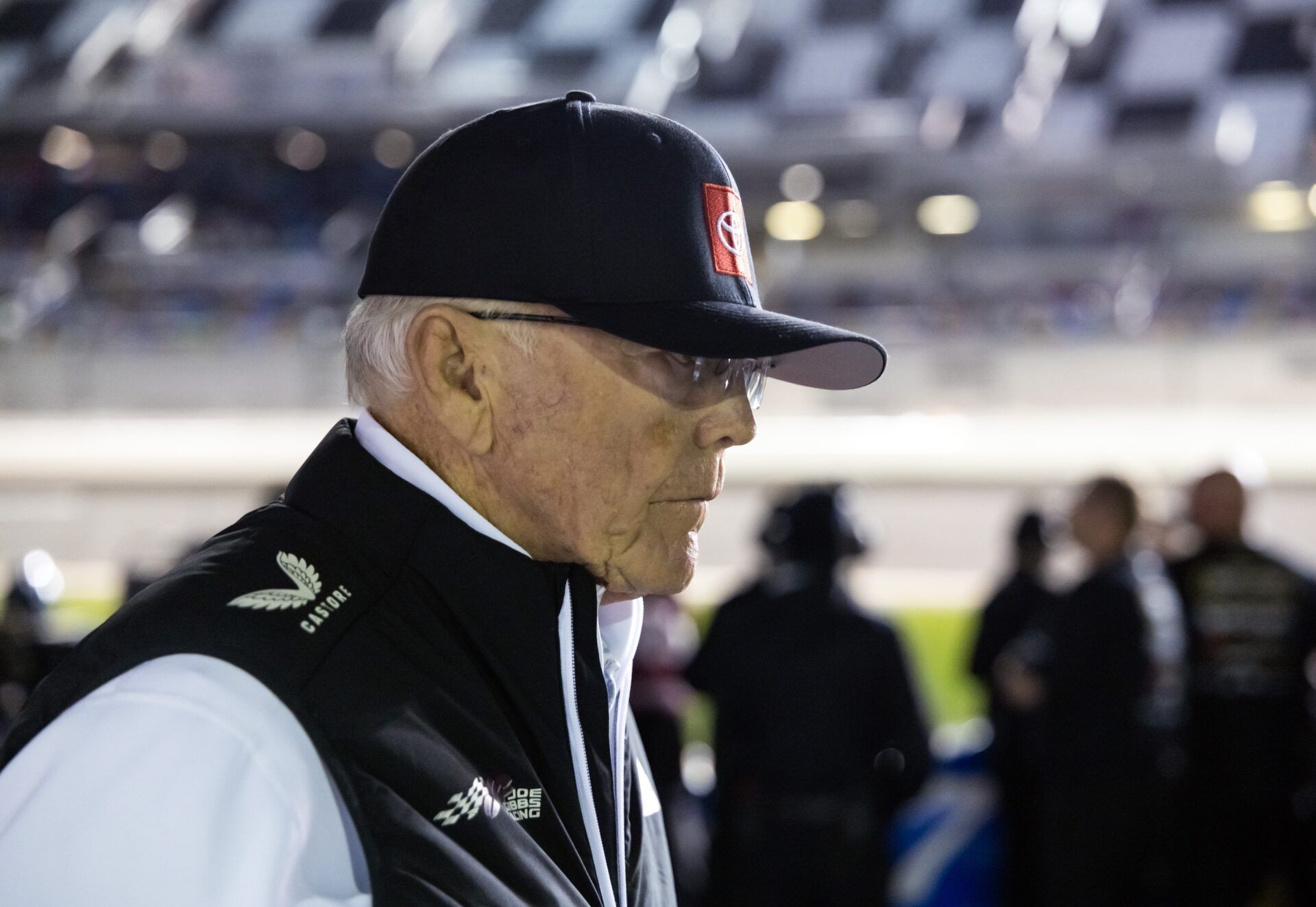 NASCAR Cup Series team owner Joe Gibbs during qualifying for the Daytona 500 at Daytona International Speedway.