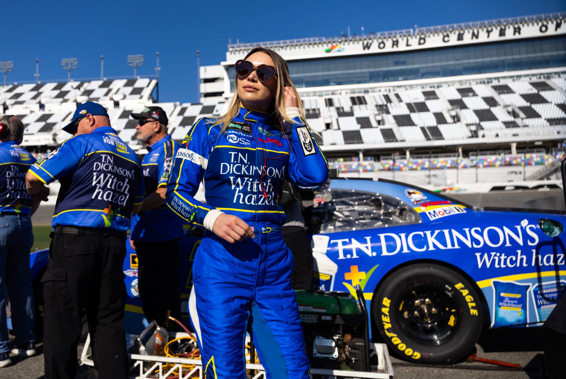 NASCAR OÕReilly Auto Parts Series driver Natalie Decker during qualifying for the United Rentals 300 at Daytona International Speedway.