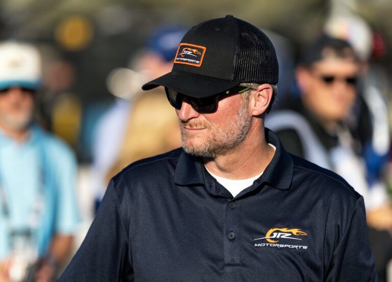 NASCAR Xfinity Series team owner Dale Earnhardt Jr during the Xfinity Series Championship race at Phoenix Raceway.