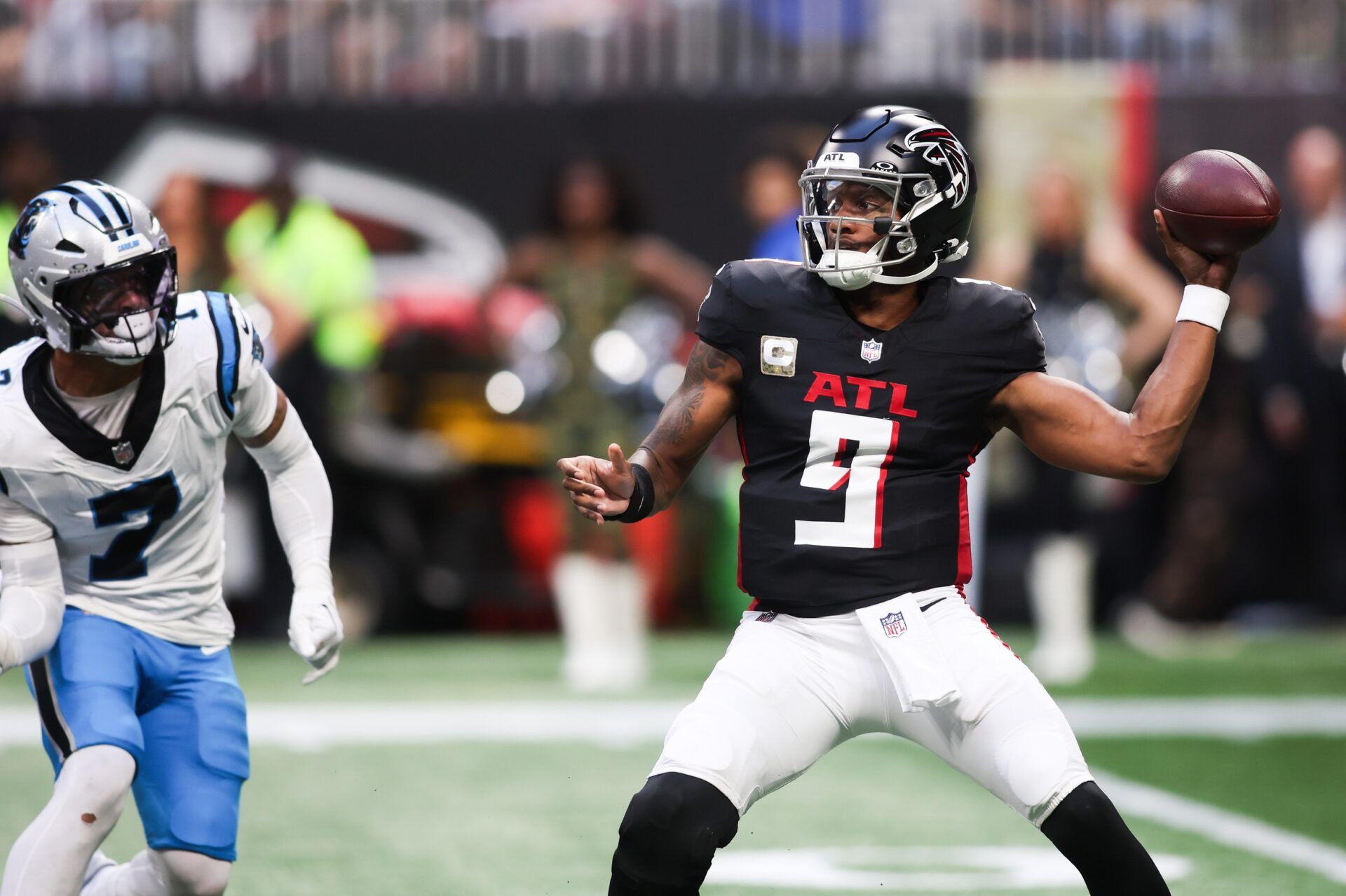 Atlanta Falcons Predicted as Frontrunner to Land Pro Bowl QB Kyler Murray, Setting Up Intriguing Battle with Michael Penix Jr.
