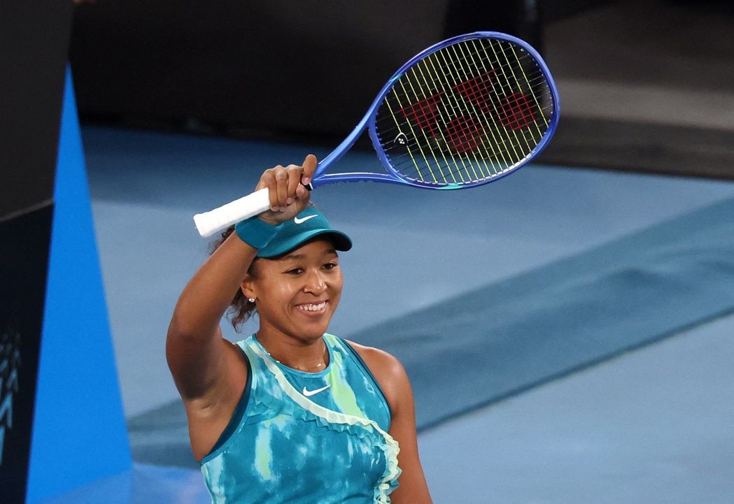 [US, Mexico & Canada customers only] Jan 20, 2026; Melbourne, AUSTRALIA; Naomi Osaka of Japan after defeating Antonia Ruzic of Croatia in a first round match during the 2026 Australian Open at Melbourne Park.