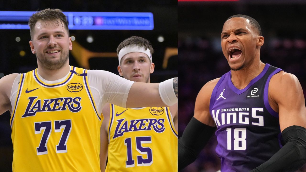 NBA World Reacts to Luka Dončić, Austin Reaves 'Clowning' Russell Westbrook During Lakers' Blowout Win Over Kings
