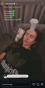 Elina Svitolina's Instagram Story