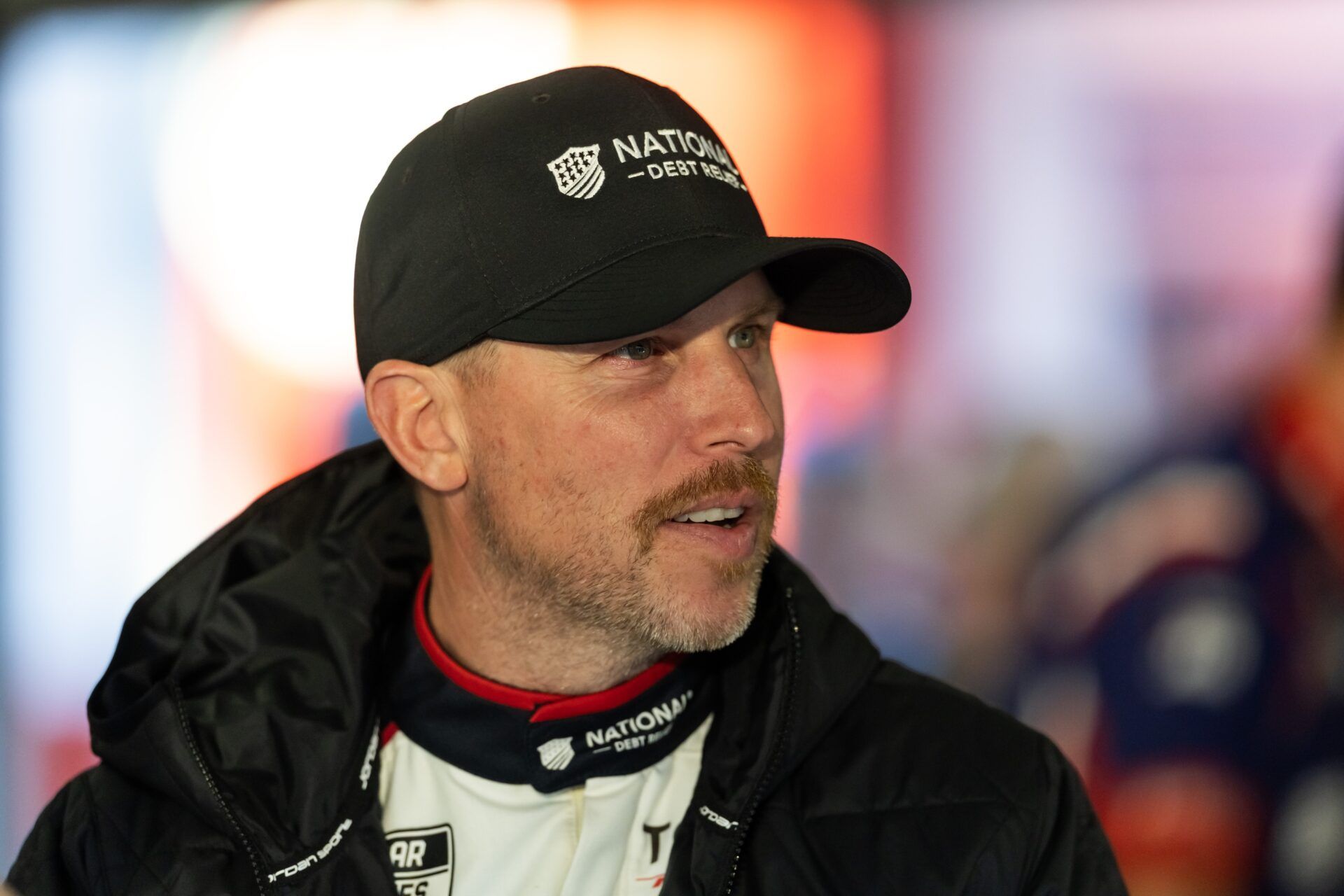 NASCAR Cup Series driver Denny Hamlin during practice for the Daytona 500 at Daytona International Speedway.