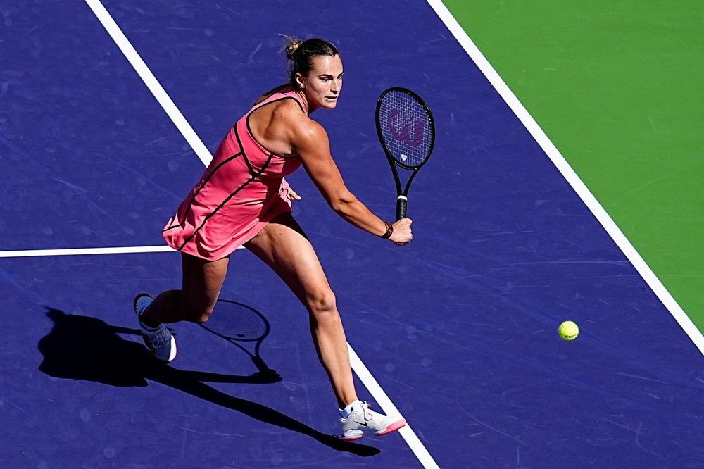 Aryna Sabalenka defeated Jaqueline Cristian 6-4, 6-2 in their third-round match at the BNP Paribas Open in Indian Wells, Calif., on Sunday, March 8, 2026.