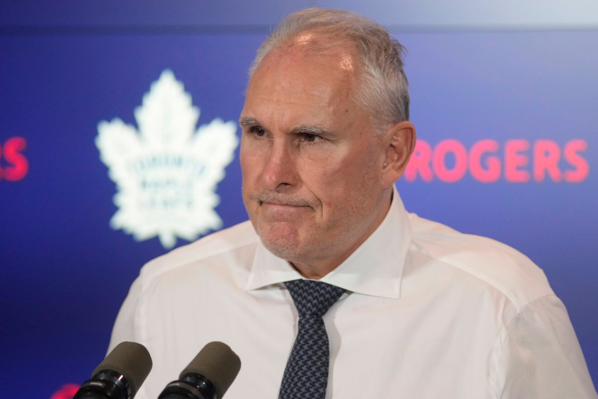 Toronto Maple Leafs head coach Craig Berube at Scotiabank Arena.