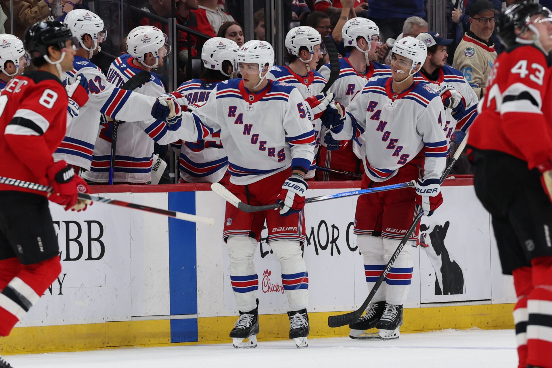 New York Rangers at Prudential Center.
