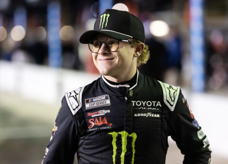 NASCAR Cup Series driver Ty Gibbs (54) during qualifying for the Daytona 500 at Daytona International Speedway.