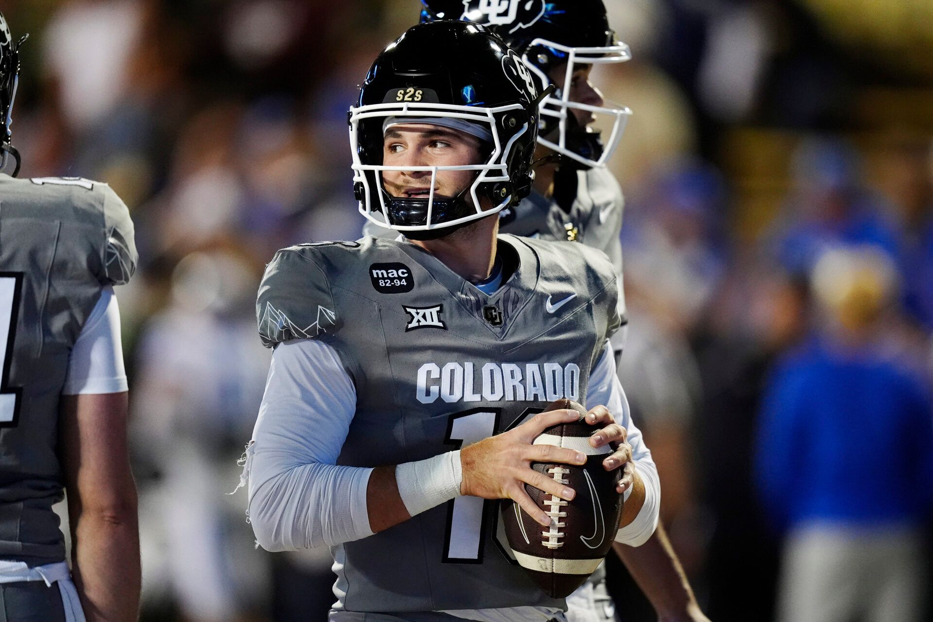 Colorado Buffaloes quarterback Ryan Staub (16) before the game against the Brigham Young Cougars at Folsom Field.