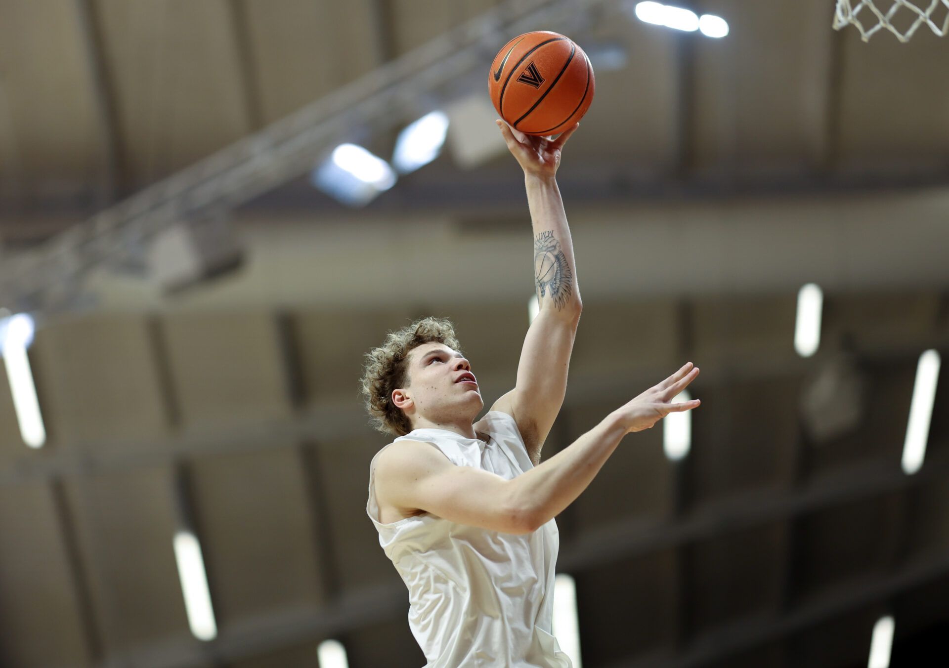 Villanova Wildcats forward Matt Hodge before action against the Butler Bulldogs at William B. Finneran Pavilion.