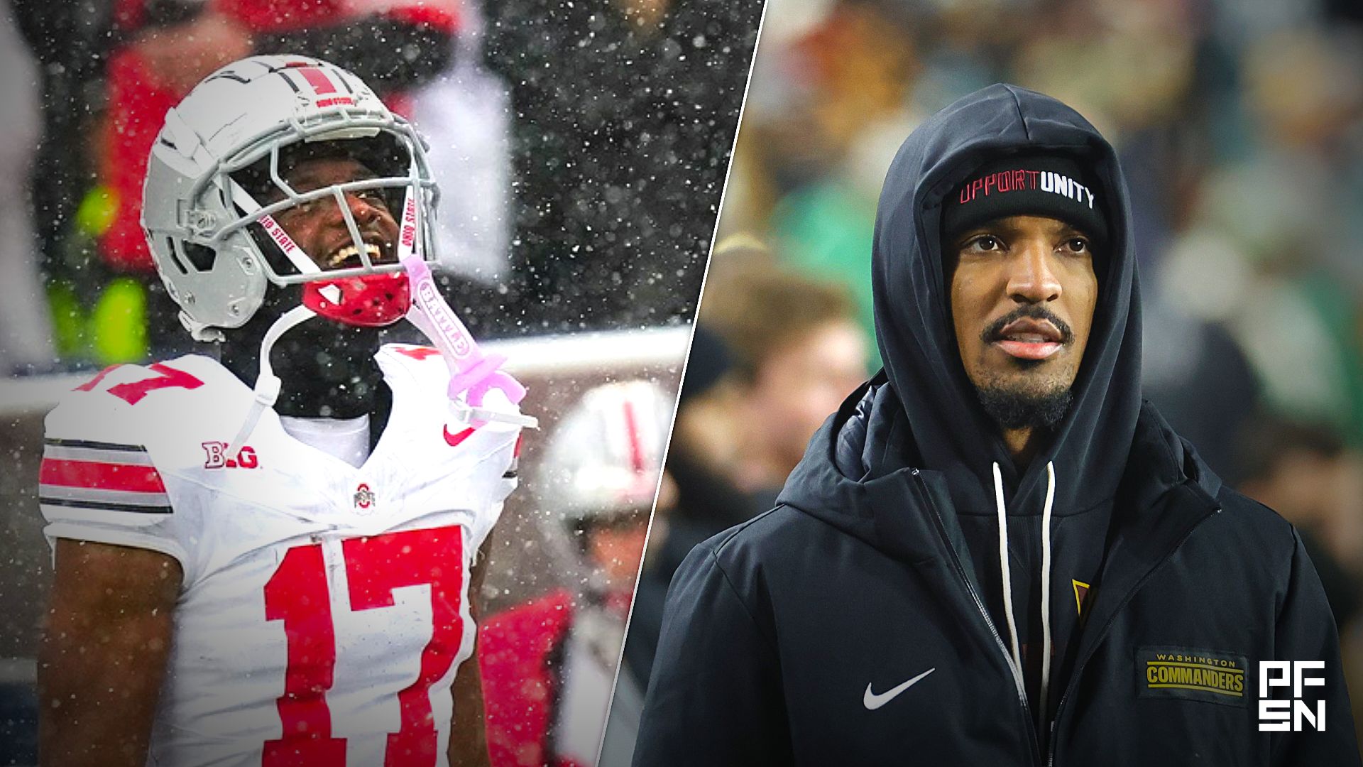 Commanders Projected To Draft ‘Elite Route Runner’ Carnell Tate After Heavy Defensive Spending