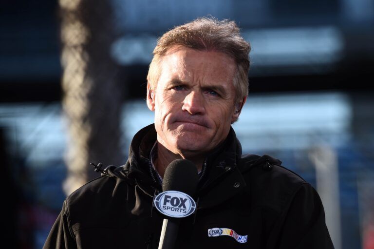 Fox Sports NASCAR analyst Kenny Wallace before race one of the Budweiser Duels at Daytona International Speedway.