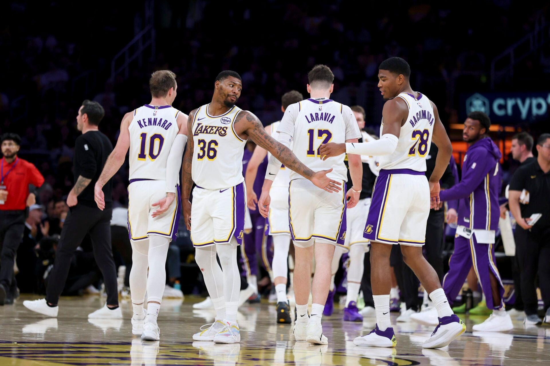 Lakers Face Injury Concerns as Playoff Push Continues: Hachimura, Smart, and Kleber Updates