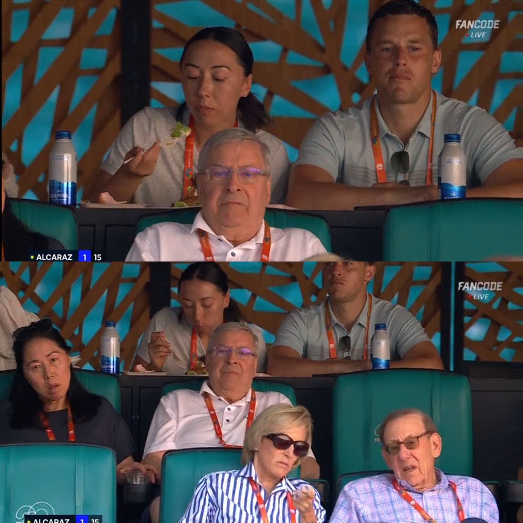 Pictured here are Terry and Kim Pegula, and Kelly Pegula with her fiancé
