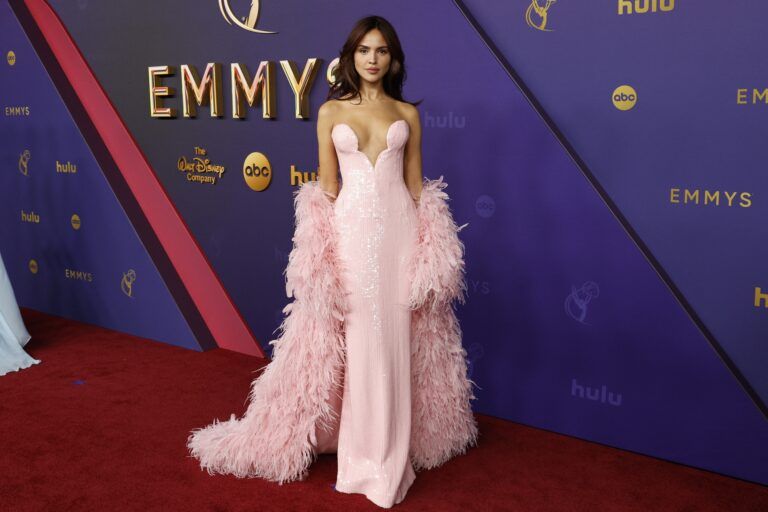 Eiza González at the 76th Emmy Awards at the Peacock Theater on Sunday, Sept. 15, 2024, in Los Angeles.