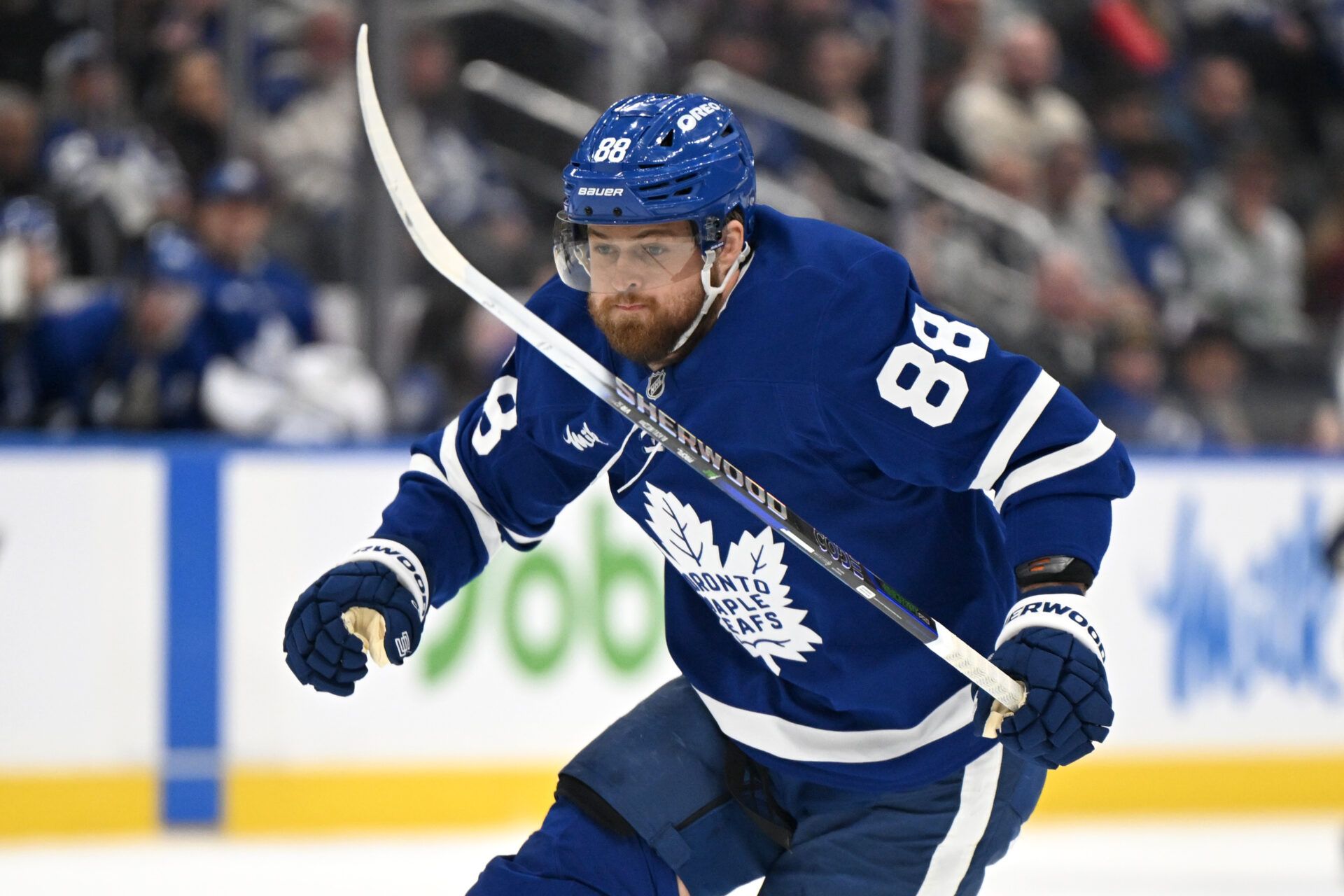 Toronto Maple Leafs forward William Nylander (88) at Scotiabank Arena.