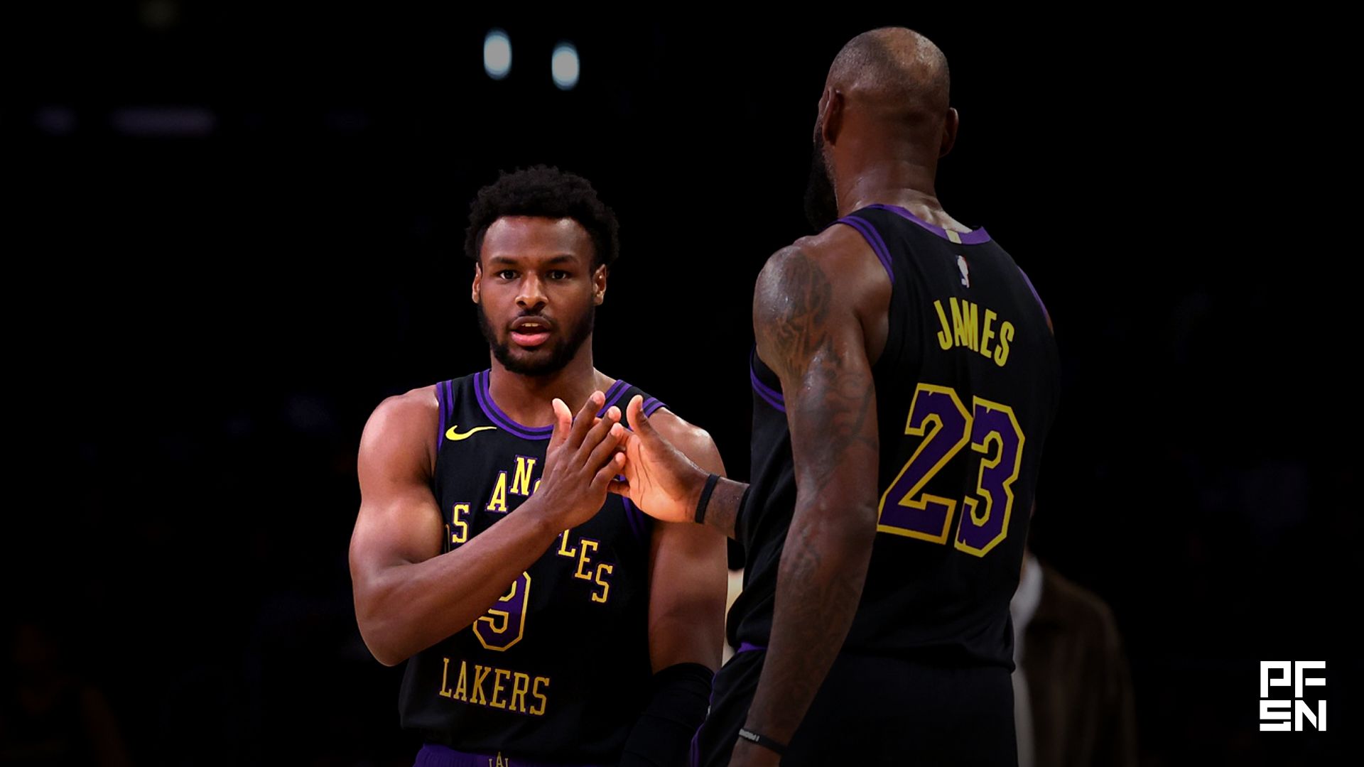 NBA World Reacts to LeBron James and Bronny James Running Father-Son Pick-and-Roll 'TO PERFECTION' in Wizards-Lakers Game