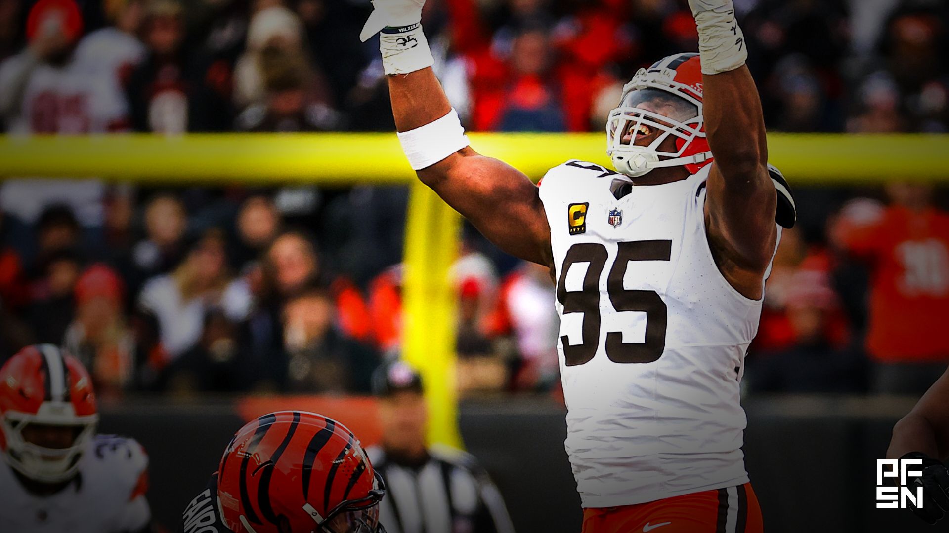 Browns Analysts Debate Whether Cleveland Would Trade Myles Garrett for Eagles QB Jalen Hurts