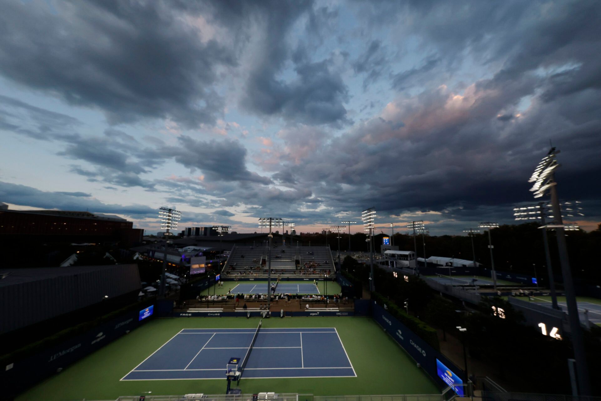 A view of outer courts on day six of the 2025 US Open tennis tournament at Billie Jean King USTA National Tennis Center.