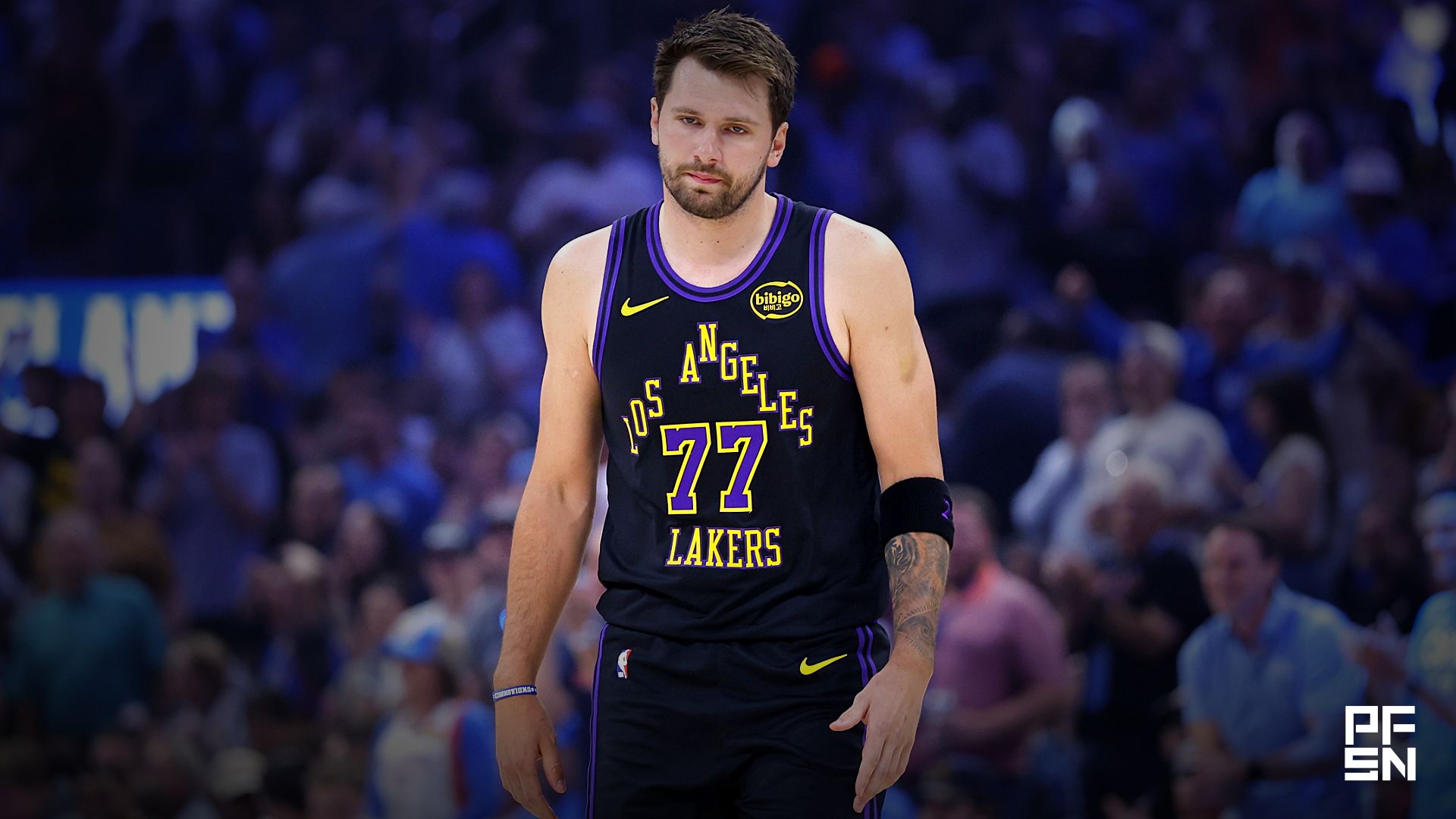 Lakers Nation Holds Its Breath: Luka Dončić’s Hamstring Injury Clouds Playoff Hopes After Thunder Blowout