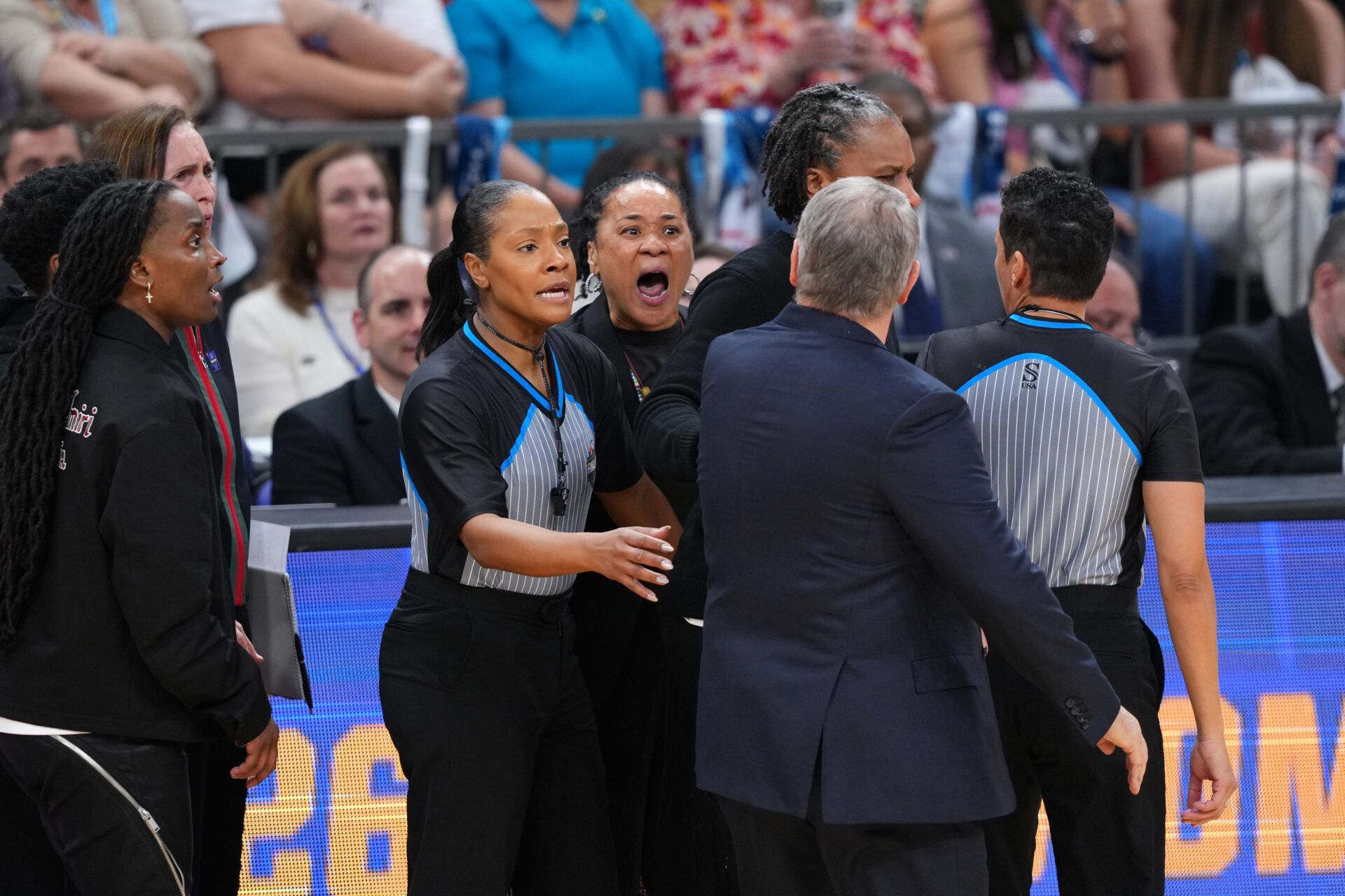 Sideline Heat: Auriemma and Staley Clash as UConn Falls to South Carolina in Final Four Sideline Heat: Auriemma and Staley Clash as UConn Falls to South Carolina in Final Four
