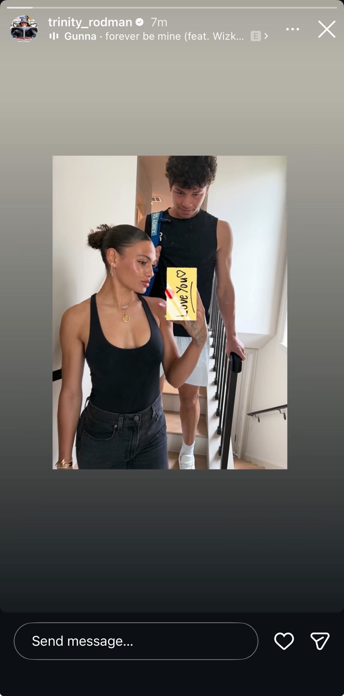 Trinity Rodman's Story About Ben Shelton