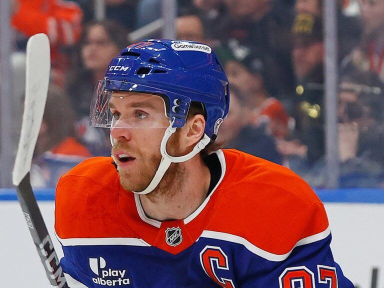 Edmonton Oilers forward Connor McDavid (97) at Rogers Place.