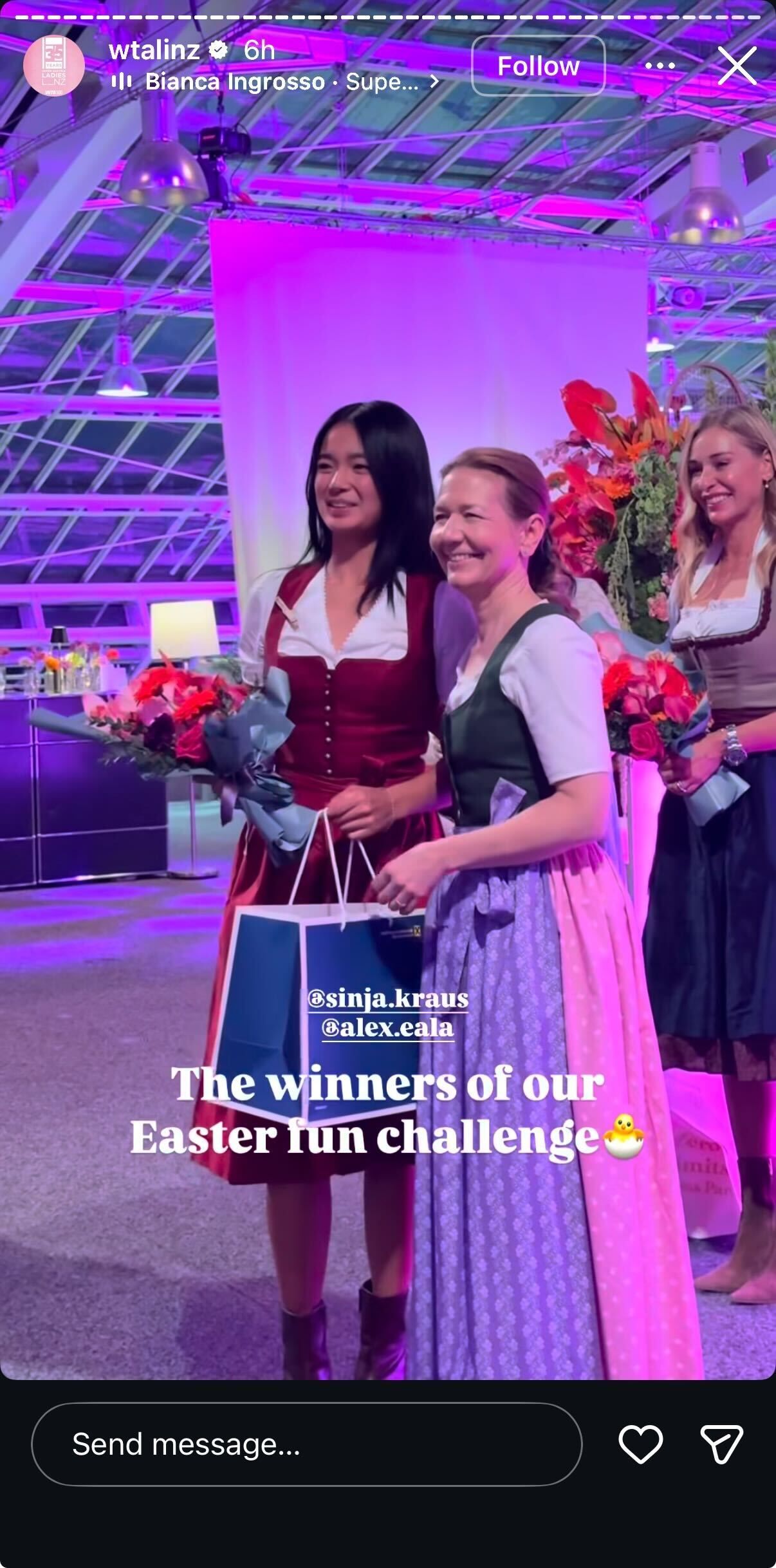 Alexandra Eala and Sinja Kraus Win the Easter Challenge