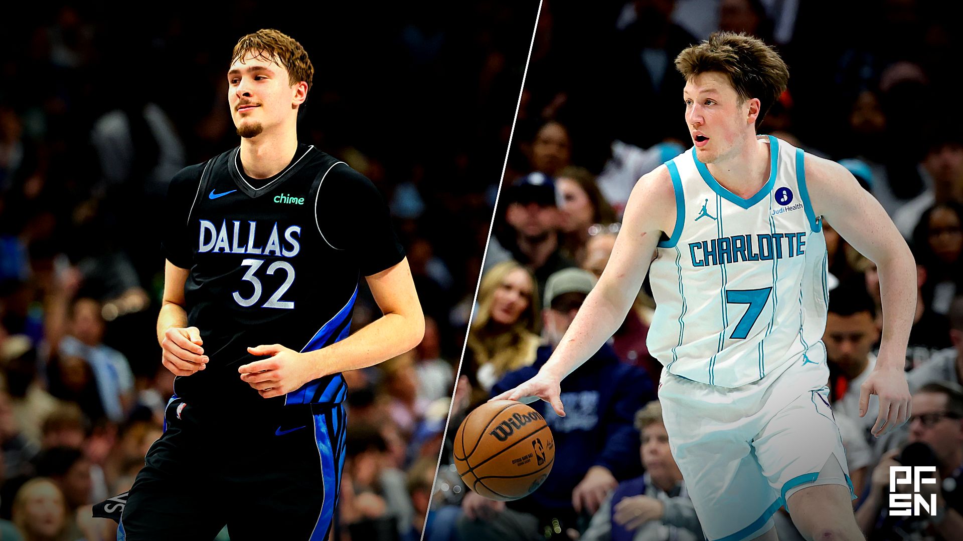 Collage featuring NBA: Los Angeles Lakers at Dallas Mavericks and NBA: Philadelphia 76ers at Charlotte Hornets.
Kevin Jairaj-Imagn Images / Brian Westerholt-Imagn Images