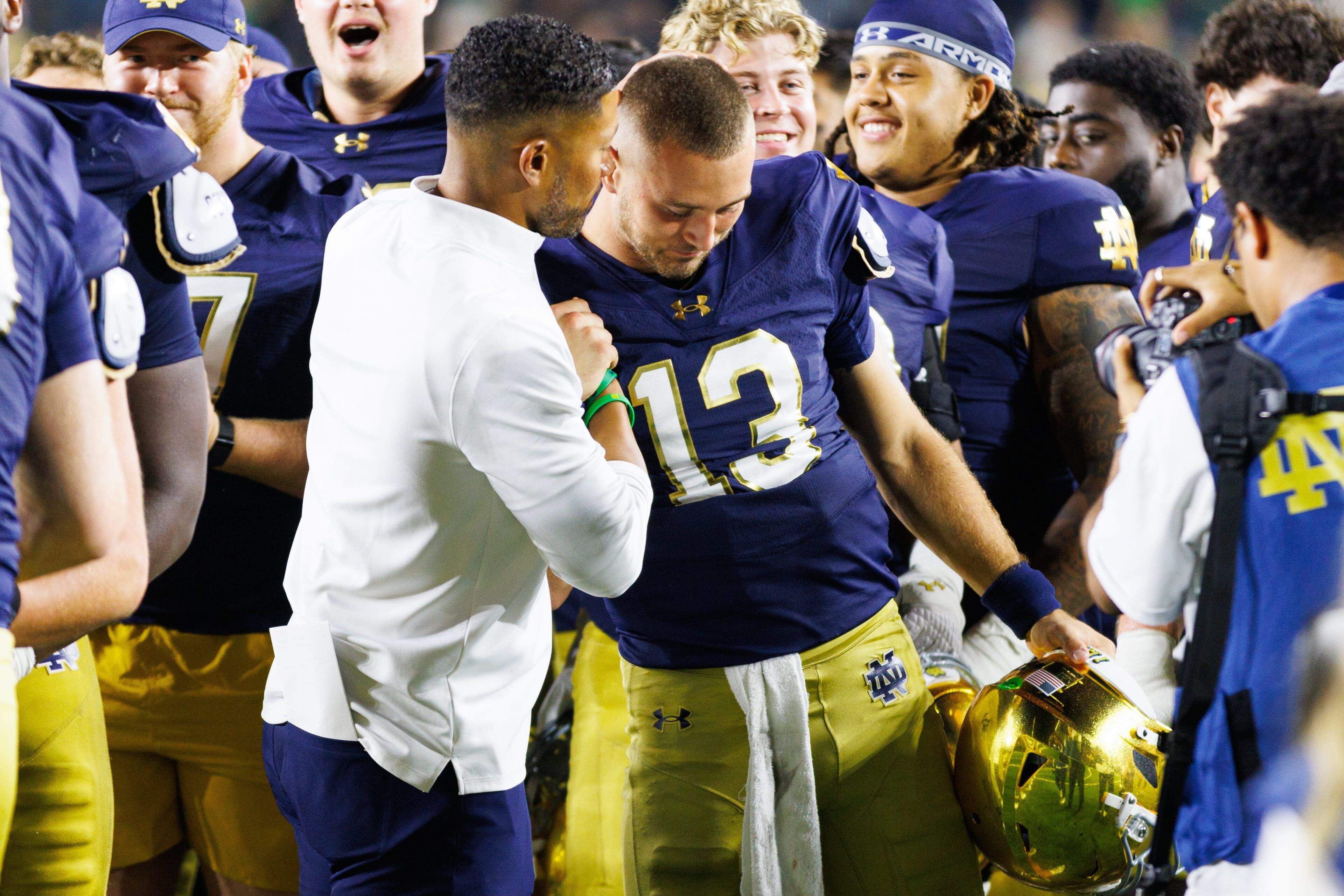 Marcus Freeman Has Zero Doubts About CJ Carr After Saturday’s Dominant ...