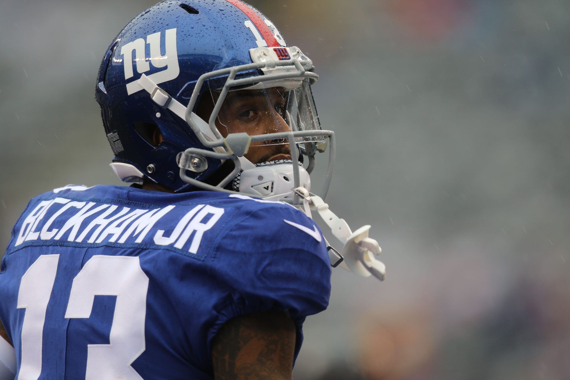 Odell Beckham Jr. is shown before the Giants  take on the Jaguars in East Rutherford during Week 1 of the NFL season. Sunday, September 9, 2018

Giants
