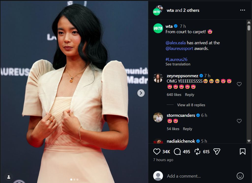 Alexandra Eala via Instagram