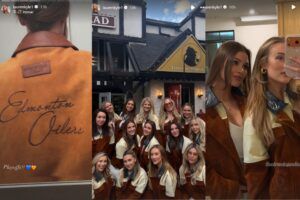 McDavid’s wife Lauren’s Instagram story.