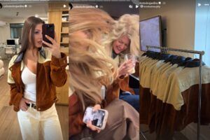 Draisaitl’s wife, Celeste’s Instagram story.