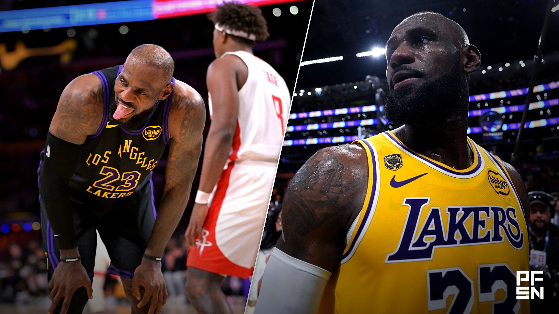 'Outscored EVERYONE at 41 Years Old' -- NBA World Reacts to LeBron James' Historic Game 2 Performance vs. Rockets