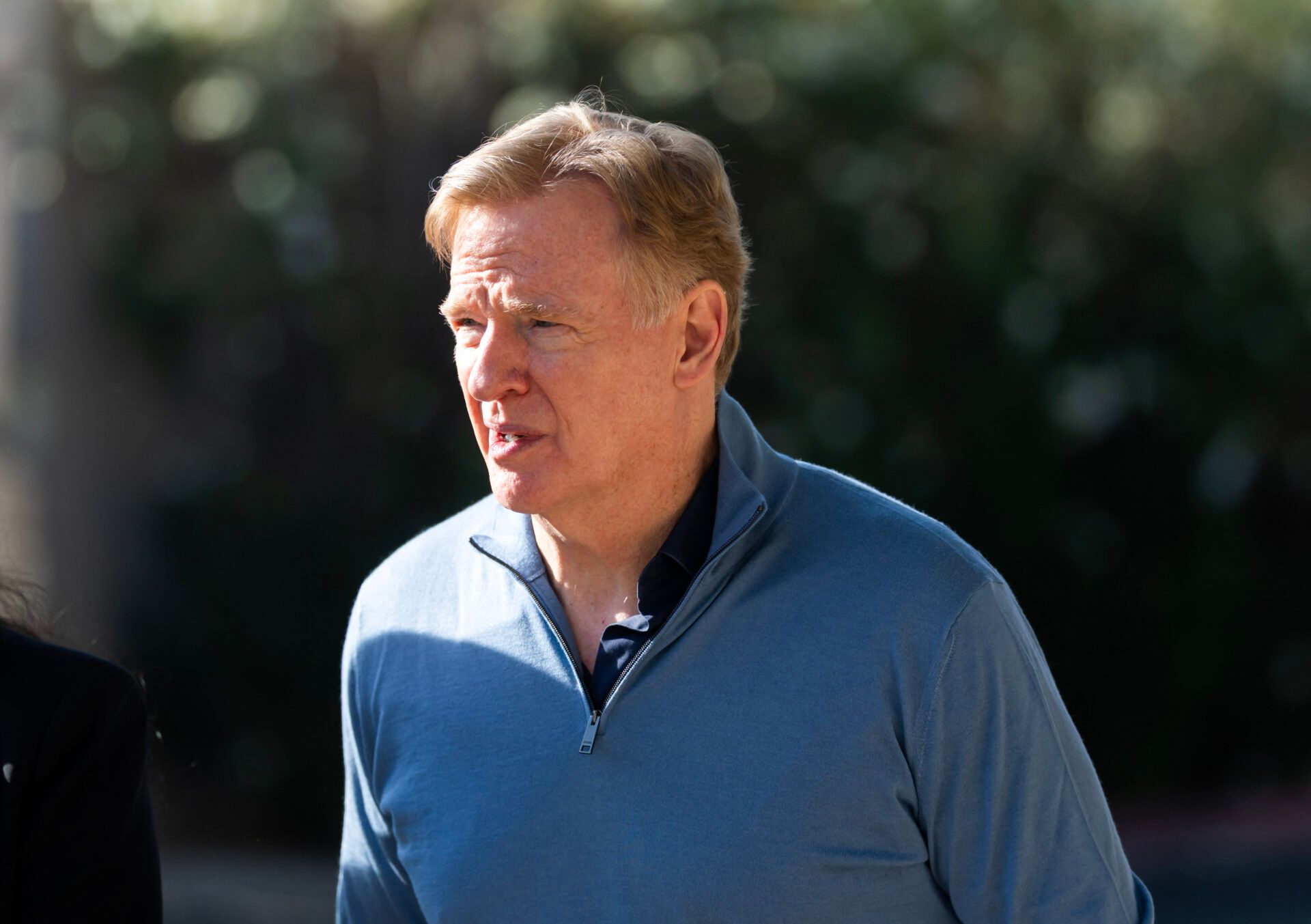 NFL commissioner Roger Goodell arrives during the 2026 NFL Annual League Meeting at the Arizona Biltmore.