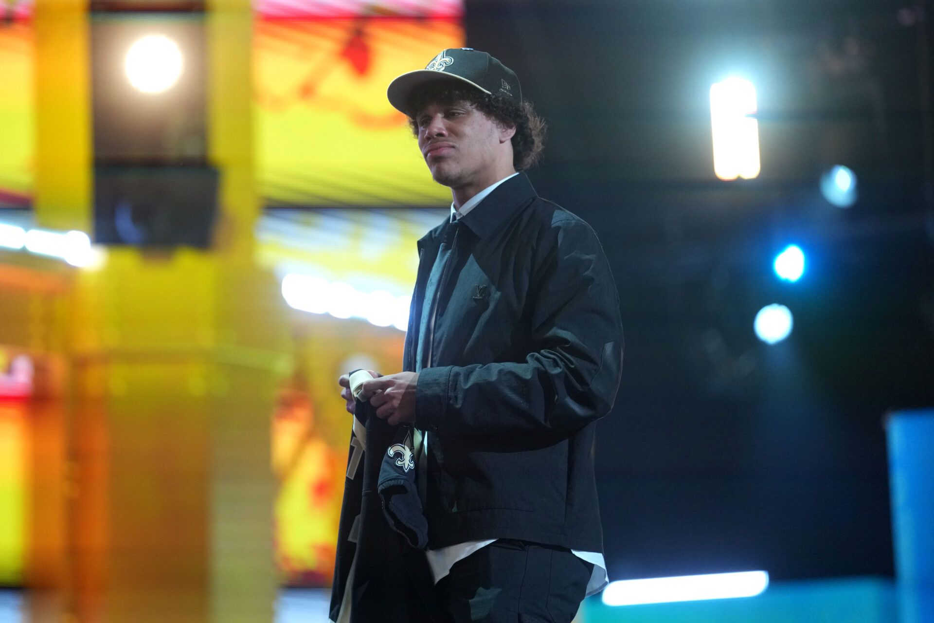 Arizona State Sun Devils receiver Jordyn Tyson is selected by the New Orleans Saints as the number eight pick during the 2026 NFL Draft at Acrisure Stadium.