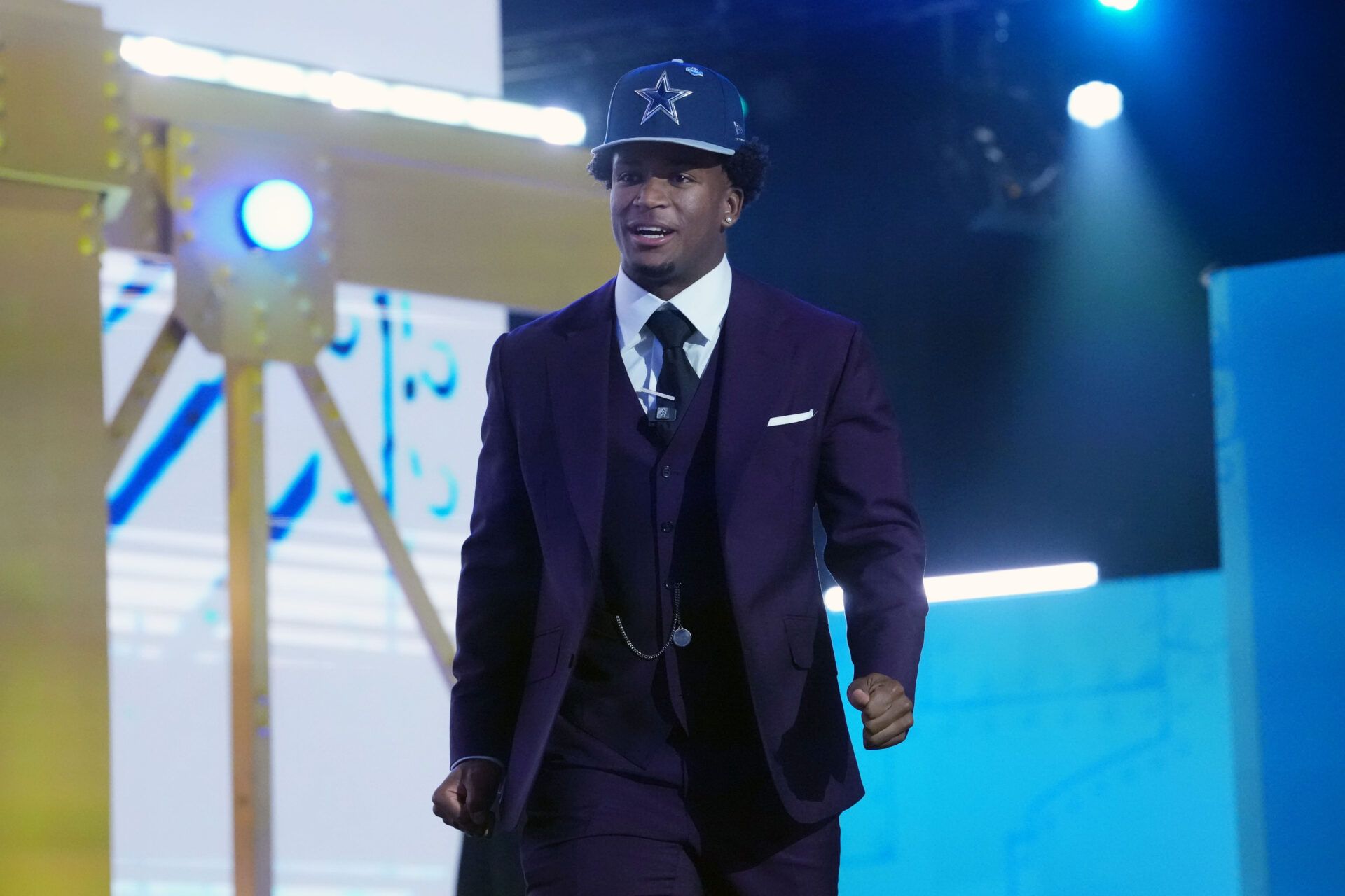 Ohio State Buckeyes defensive back Caleb Downs is selected by the Dallas Cowboys as the number eleven pick during the 2026 NFL Draft at Acrisure Stadium.