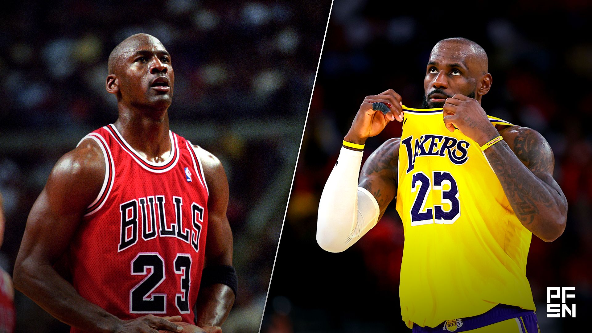 Collage featuring US PRESSWIRE Sports Archive and NBA: Playoffs-Los Angeles Lakers at Houston Rockets.
US PRESSWIRE / Troy Taormina-Imagn Images