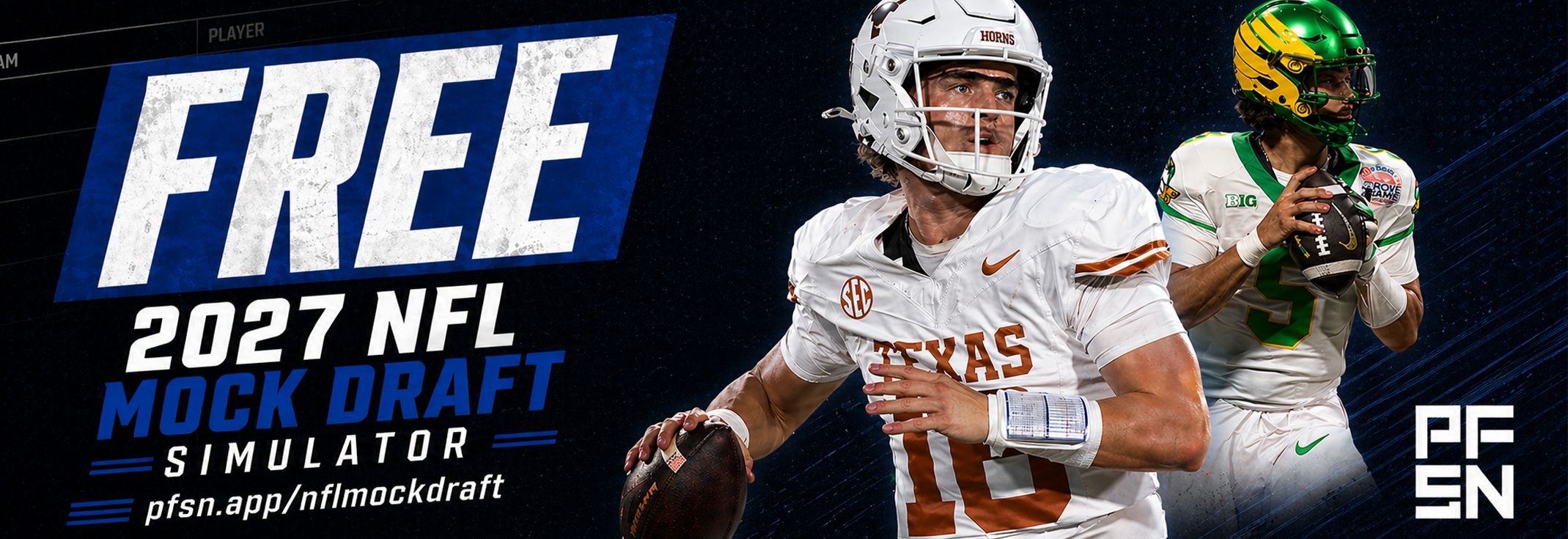 PFSN NFL Mock Draft Simulator